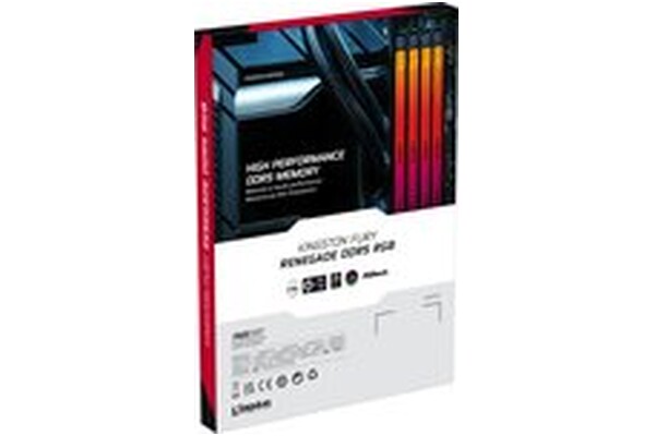 Pamięć RAM Kingston Fury Renegade RGB 16GB DDR5 6400MHz Z radiatorem 1.35V 32CL