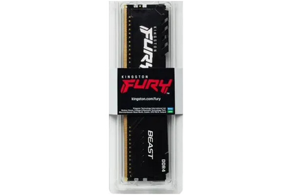 Pamięć RAM Kingston Fury Beast KF432C16BB8 8GB DDR4 3200MHz Z radiatorem 16CL