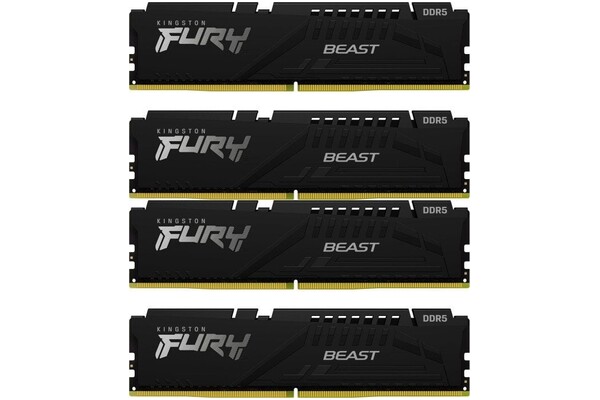 Pamięć RAM Kingston Fury Beast 64GB DDR5 6000MHz Z radiatorem 1.35V 40CL