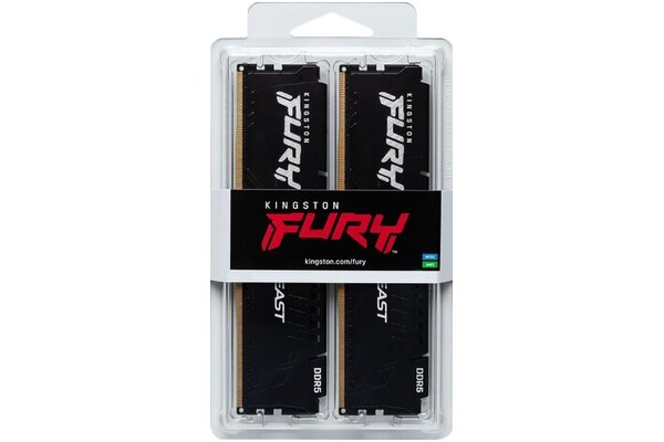 Pamięć RAM Kingston Fury Beast 64GB DDR5 5600MHz Z radiatorem 1.25V 40CL