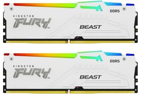Pamięć RAM Kingston Fury Beast RGB 64GB DDR5 5600MHz Z radiatorem 1.25V 36CL