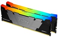 Pamięć RAM Kingston Fury Black Renegade RGB 64GB DDR4 3600MHz Z radiatorem 1.2V 18CL