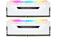 Pamięć RAM CORSAIR Vengeance RGB Pro White 16GB DDR4 3200MHz Z radiatorem 1.35V 16CL