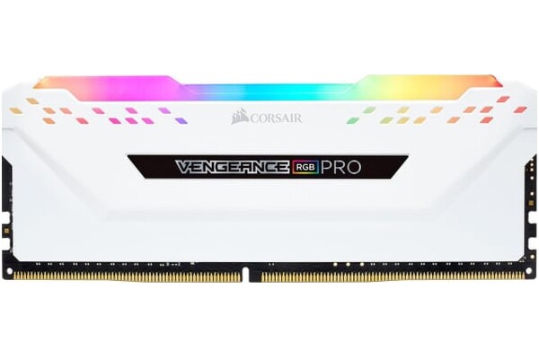 Pamięć RAM CORSAIR Vengeance RGB Pro White 16GB DDR4 3200MHz Z radiatorem 1.35V 16CL