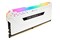 Pamięć RAM CORSAIR Vengeance RGB Pro White 16GB DDR4 3200MHz Z radiatorem 1.35V 16CL