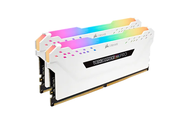 Pamięć RAM CORSAIR Vengeance RGB White 16GB DDR4 3200MHz Z radiatorem 16CL