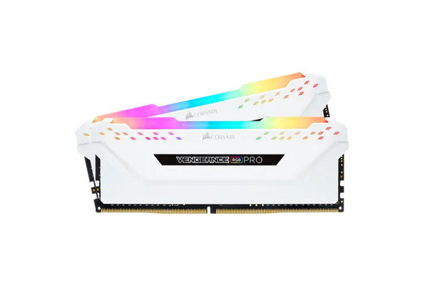 Pamięć RAM CORSAIR Vengeance RGB White 16GB DDR4 3200MHz Z radiatorem 16CL