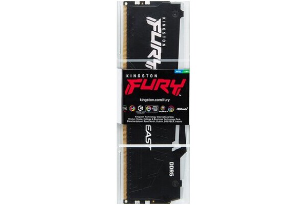 Pamięć RAM Kingston Fury Beast RGB 32GB DDR5 5600MHz Z radiatorem 1.25V 40CL