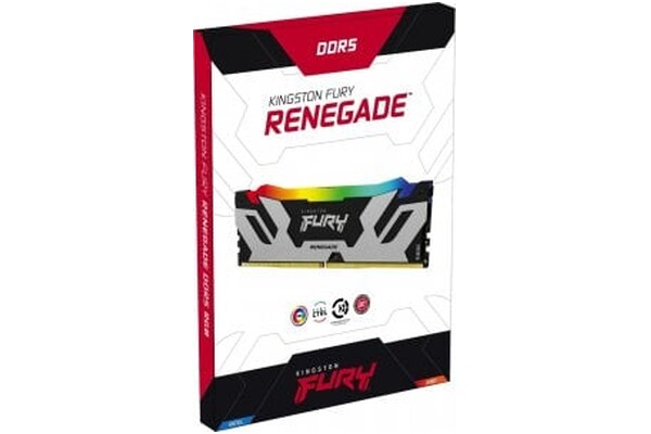 Pamięć RAM Kingston Fury Renegade RGB 16GB DDR5 6800MHz Z radiatorem 1.4V 36CL