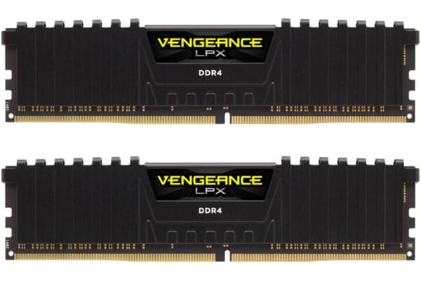 Pamięć RAM CORSAIR Vengeance LPX Black 32GB DDR4 3200MHz Z radiatorem 1.2V 16CL
