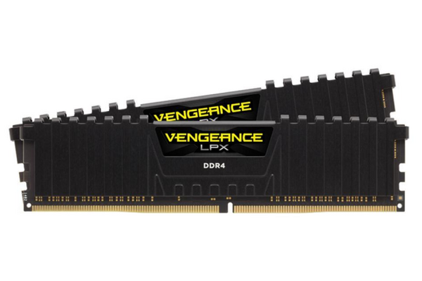 Pamięć RAM CORSAIR Vengeance LPX Black 32GB DDR4 3200MHz Z radiatorem 1.2V 16CL