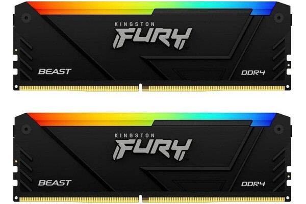 Pamięć RAM Kingston Fury Beast RGB KF426C16BB12AK232 32GB DDR4 2666MHz Z radiatorem 1.2V 16CL