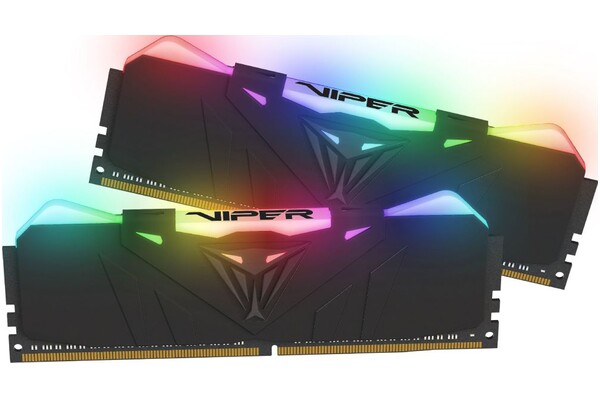 Pamięć RAM Patriot Viper RGB 16GB DDR4 4133MHz Z radiatorem 1.35V 19CL
