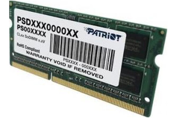 Pamięć RAM Patriot Signaturee 4GB DDR3L 1600MHz 1.35V 11CL