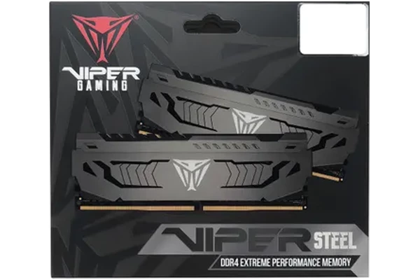 Pamięć RAM Patriot Viper Steel Grey 16GB DDR4 3200MHz Z radiatorem 1.35V 16CL