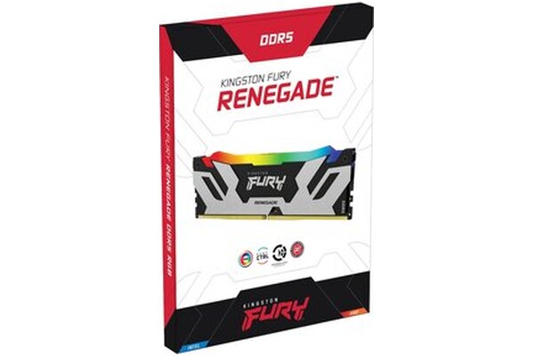 Pamięć RAM Kingston Fury Renegade RGB 48GB DDR5 6400MHz Z radiatorem 1.4V 32CL