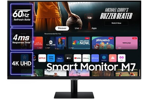 Monitor 31.5" Samsung LS32DM702UUXDU czarny