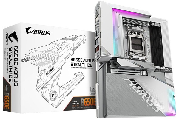 Płyta główna GIGABYTE B650E Aorus Ice Socket AM5 AMD B650E DDR5 ATX