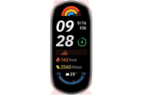 Smartwatch Xiaomi Mi Band 9 1.62" różowy