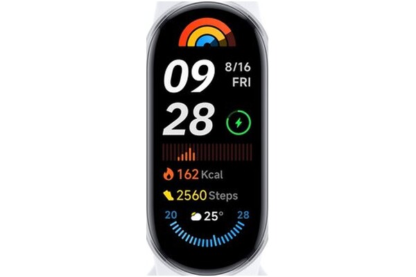Smartwatch Xiaomi Mi Band 9 1.62" srebrny