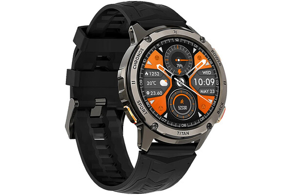 Smartwatch MaxCom Titan 1.43" czarny