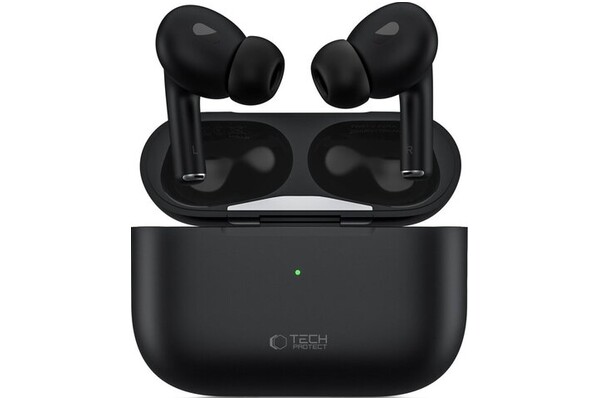 Słuchawki Tech-Protect Earphone Pro Dokanałowe Przewodowe czarny