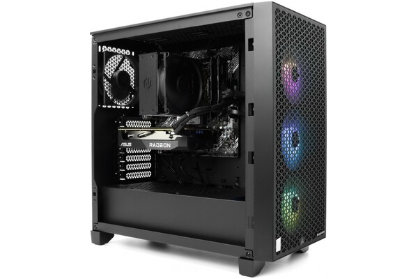 KOMPUTRONIK BX16 Infinity AMD Ryzen 5 64GB DDR4 AMD Radeon RX 7600 8GB 2000GB SSD brak