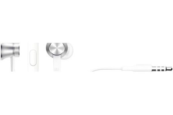 Słuchawki Xiaomi Mi Piston Basic Dokanałowe Przewodowe srebrny