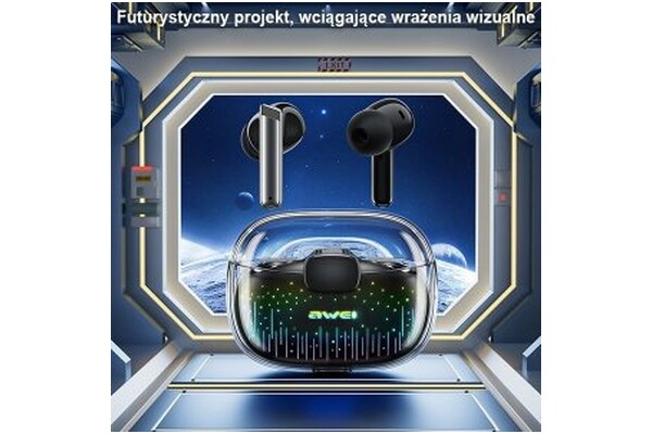 Słuchawki Awei T52 Pro Douszne Bezprzewodowe czarny