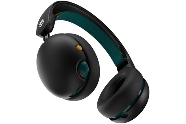 Słuchawki Skullcandy Grom Nauszne Bezprzewodowe czarno-zielony