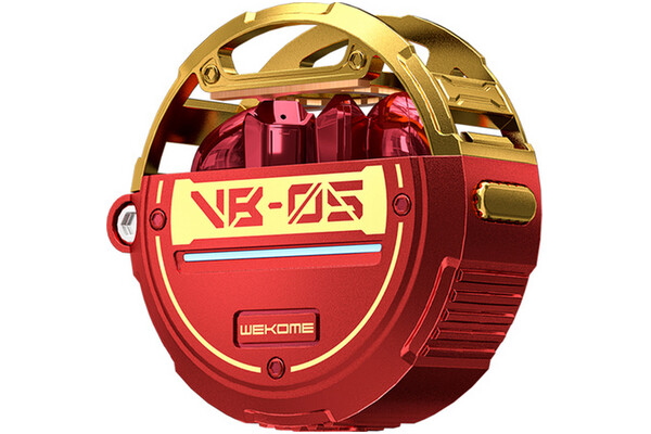 Słuchawki WEKOME VB05 Vanguard Series Douszne Przewodowe czerwony