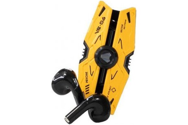 Słuchawki WEKOME VB06 Mecha Series Douszne Bezprzewodowe żółty