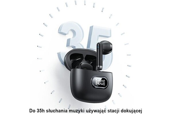Słuchawki USAMS BHUIAII03 Douszne Przewodowe fioletowy