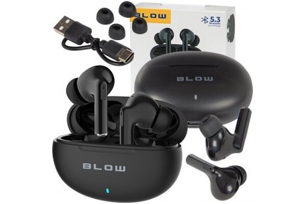 Słuchawki BLOW BTE600 Earbuds Douszne Bezprzewodowe czarny