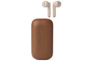 Słuchawki LEXON LA127C Speakerbuds Douszne Przewodowe brązowy