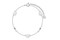 Smartwatch Manta Diamond Lusso srebrny
