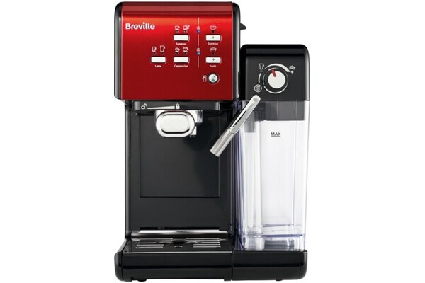 Ekspres Breville Prima Latte VCF109X kolbowy czerwony