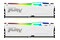 Pamięć RAM Kingston Fury White Beast RGB 32GB DDR5 5200MHz Z radiatorem 1.25V 36CL