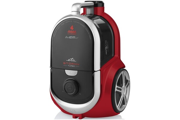Odkurzacz ETA 351790000 Stormy Turbo tradycyjny z pojemnikiem 800W czerwono-czarny