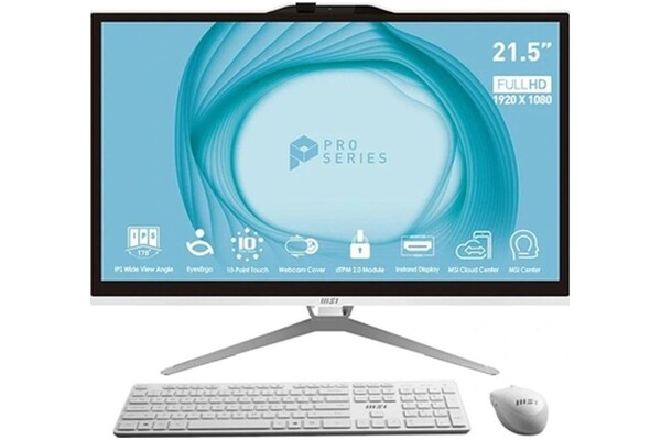 MSI Pro AP222T 8GB DDR4 Intel UHD Graphics 730 250GB SSD Windows 11 Home