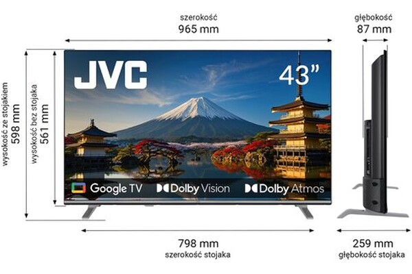 Telewizor JVC LT43VG7400 43" 4K Ultra HD