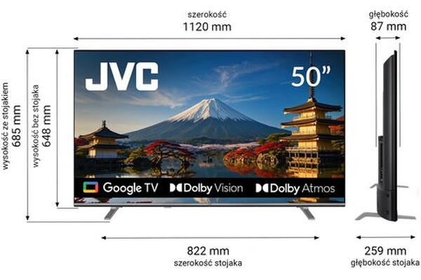 Telewizor JVC LT50VG7400 50" 4K Ultra HD