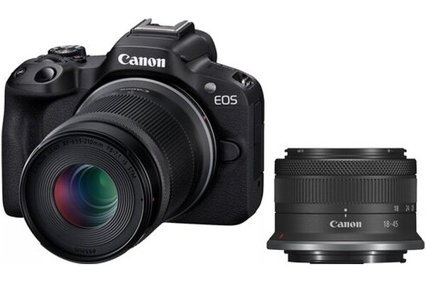 Aparat bezlusterkowy CANON EOS R50 + RF-S 18-45mm IS STM Creator Kit