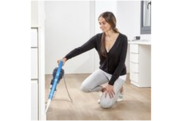 Odkurzacz BLACK&DECKER BXVMS600E pionowy z pojemnikiem niebieski