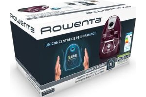 Odkurzacz ROWENTA RO3969EA Compact Power tradycyjny workowy 750W bordowy