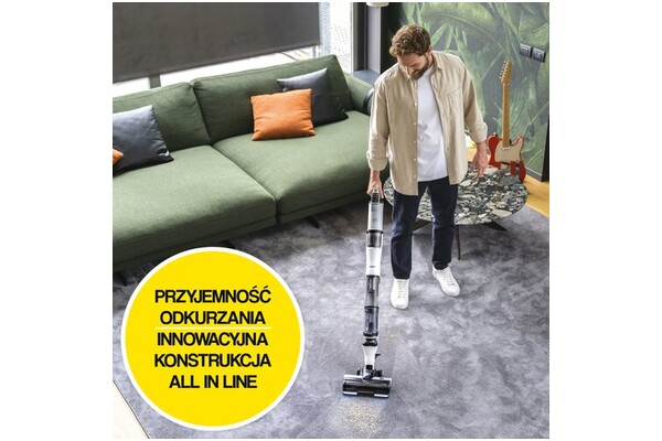Odkurzacz HOOVER HFX20H011 pionowy z pojemnikiem biały