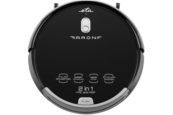 Odkurzacz ETA 251290000 Aron robot sprzątający z pojemnikiem czarno-srebrny