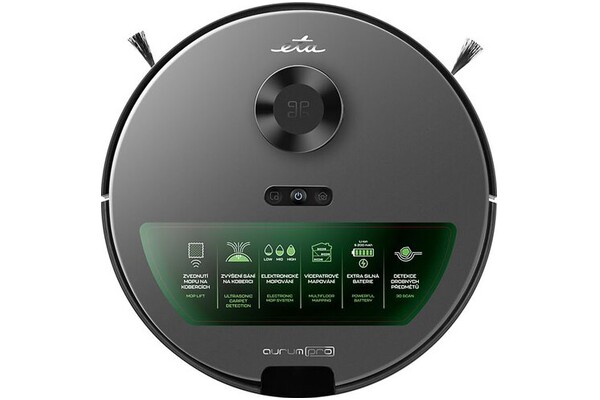 Odkurzacz ETA 624190000 robot sprzątający z pojemnikiem czarny