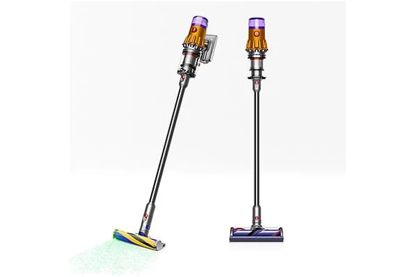 Odkurzacz DYSON V12 Absolute Detect Slim pionowy z pojemnikiem Stalowo-złoty