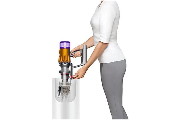 Odkurzacz DYSON V12 Absolute Detect Slim pionowy z pojemnikiem Stalowo-złoty